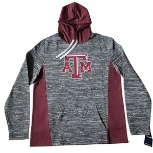 NWT Fanatics Men’s Texas A&M Charcoal Chiller Fleece Hooded Sweatshirt